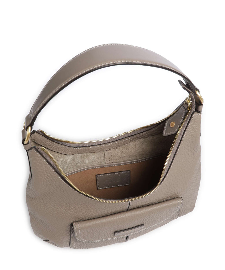 The Bridge Martina Hobo bag greige