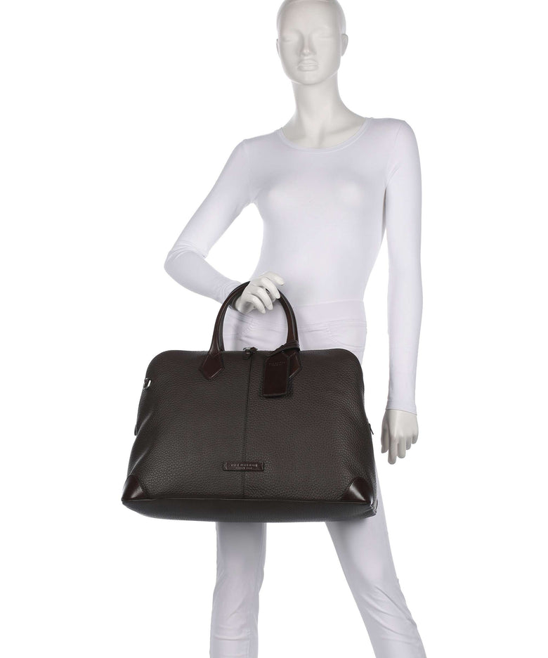 The Bridge Travel Soft Weekend bag moka