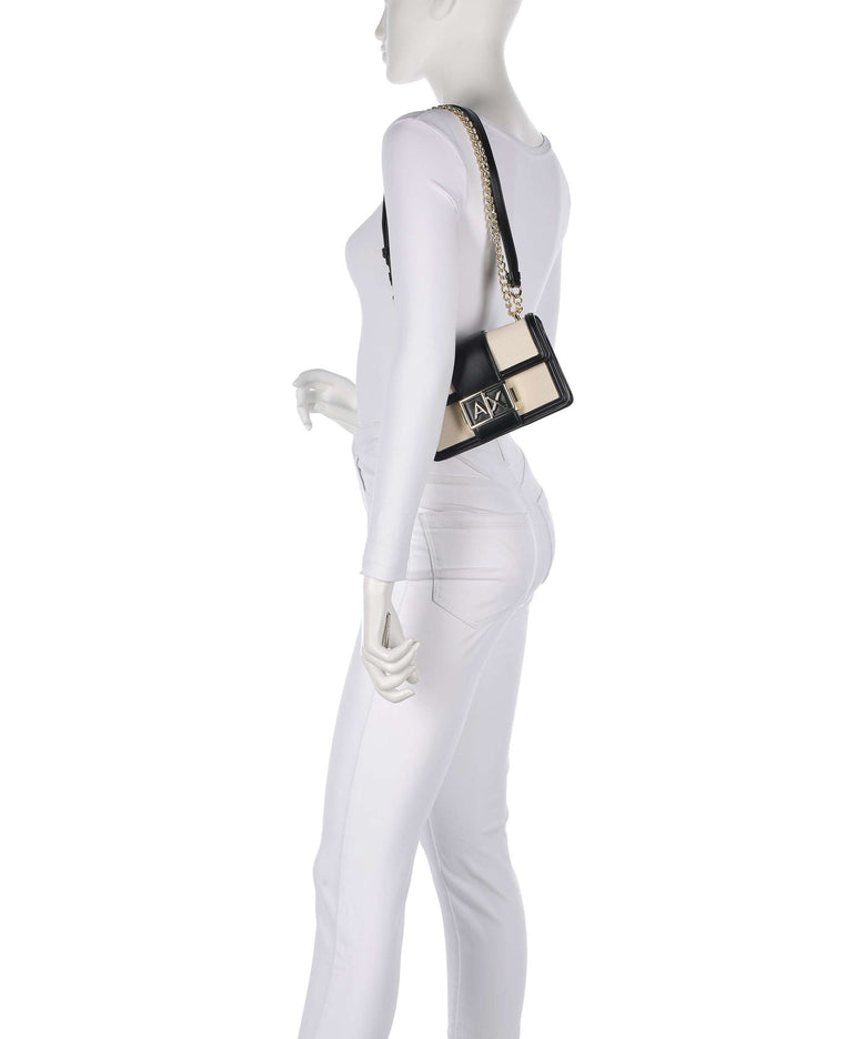 Armani Exchange Jodie S Shoulder bag natural/black