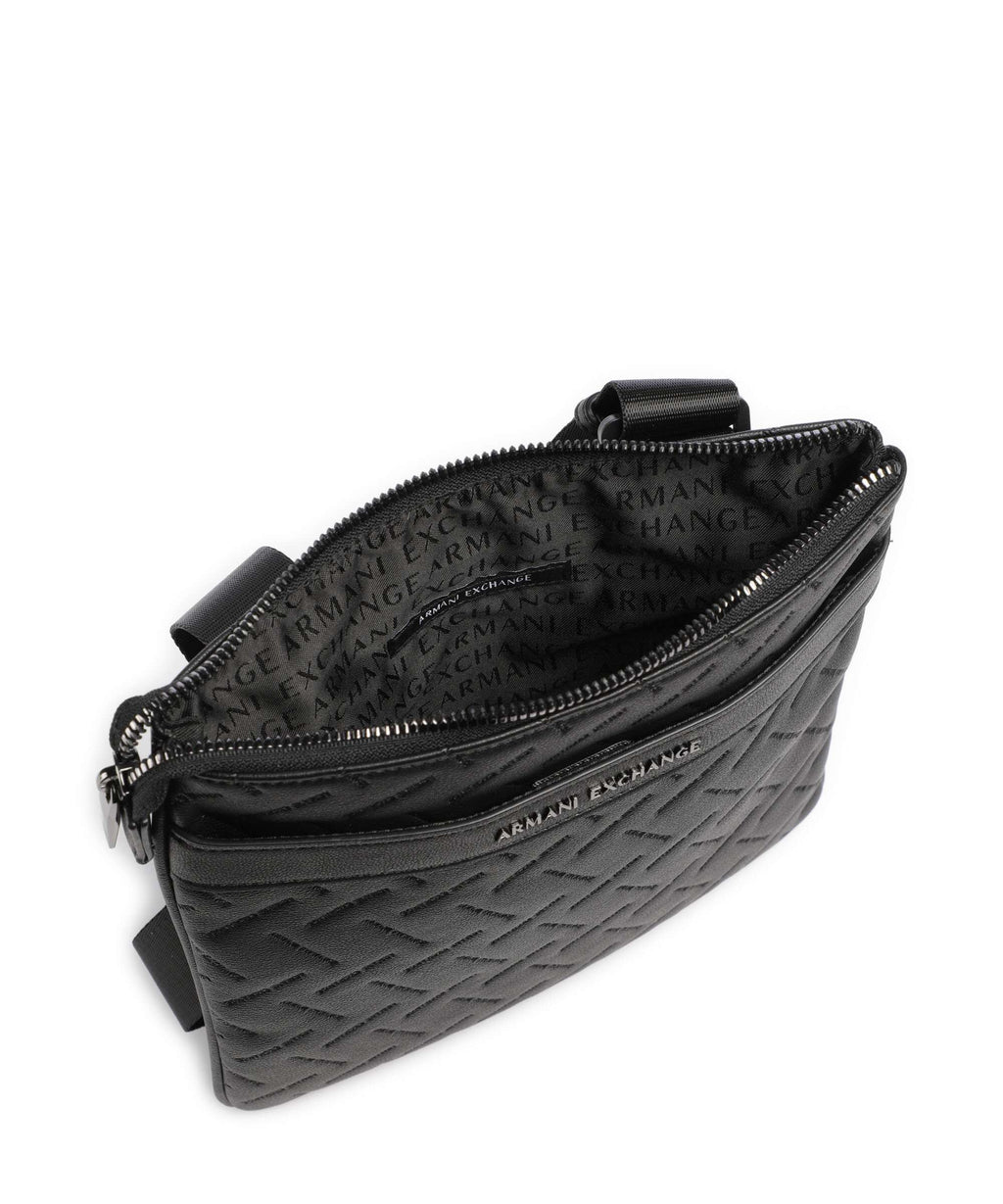 Armani Exchange Ginevra Embossed Crossbody bag black