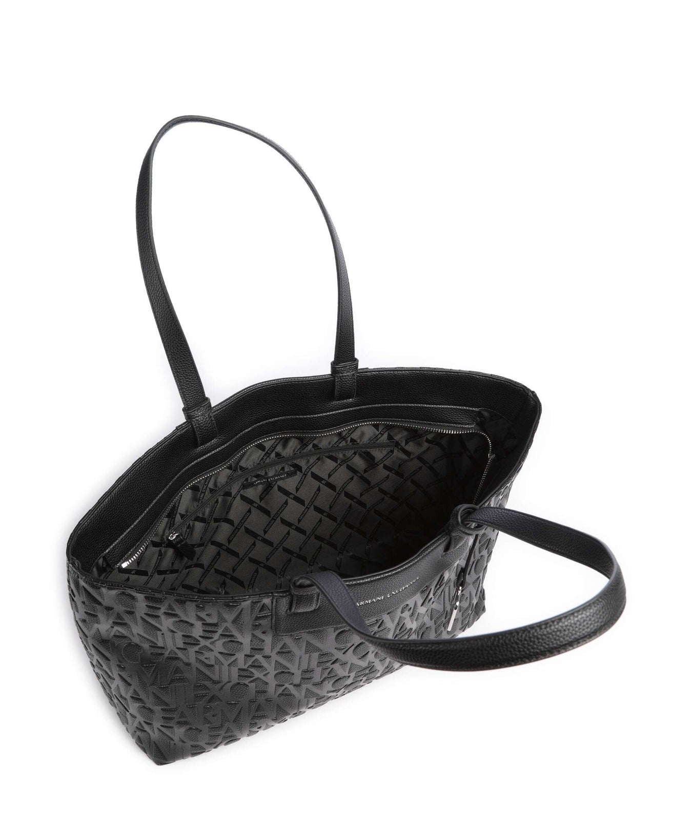 Armani Exchange Liz Monogram L Tote bag black