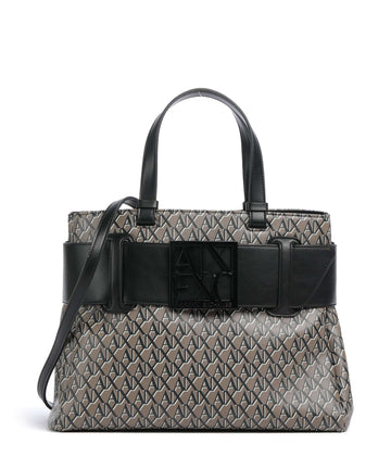 Armani Exchange Susie Soft Handbag brown bass/black