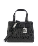 Armani Exchange Liz Patent S Handväskor black