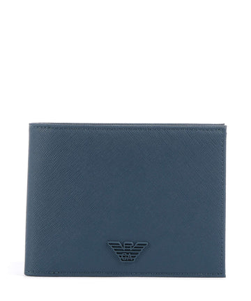 Emporio Armani Saffiano Animation Plånbok legion blue