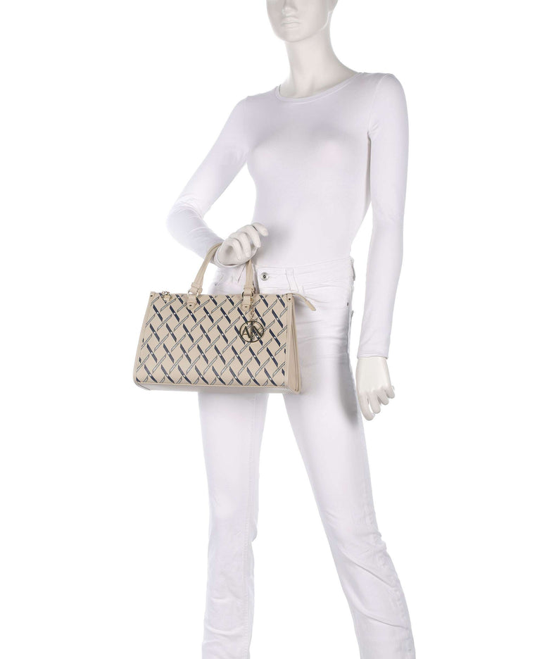 Armani Exchange Gynger Logo M Handbag sound sand