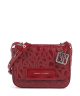 Armani Exchange Liz Patent Crossover väska red dahlia