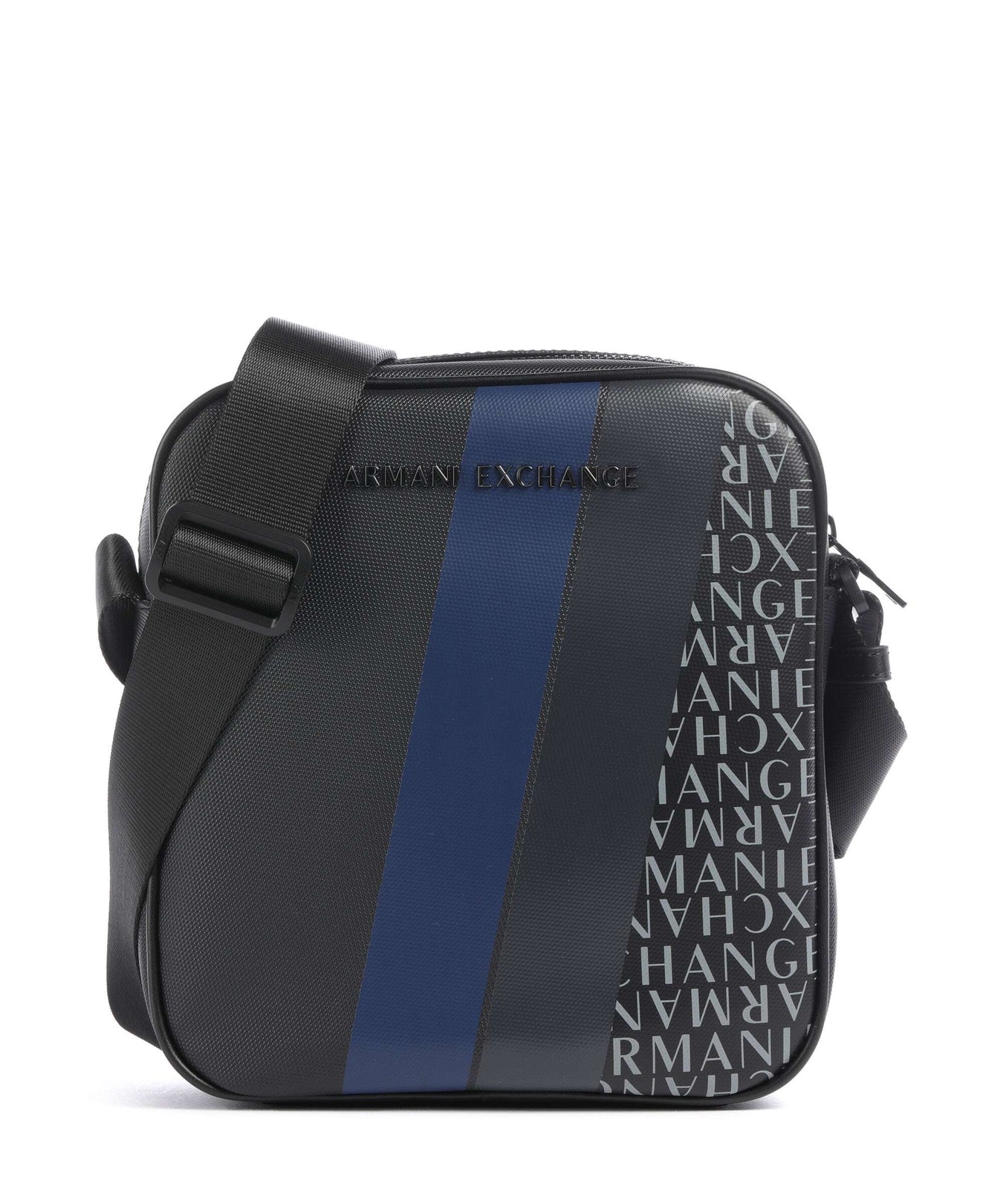 Armani Exchange Dylan Crossbody bag deep navy/estate blue/deep navy shiny