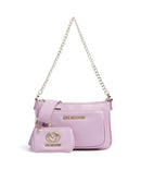 Love Moschino Pouch Charm Axelremsväska glicine