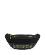 Love Moschino Free-Time Midjeväska nero/lime