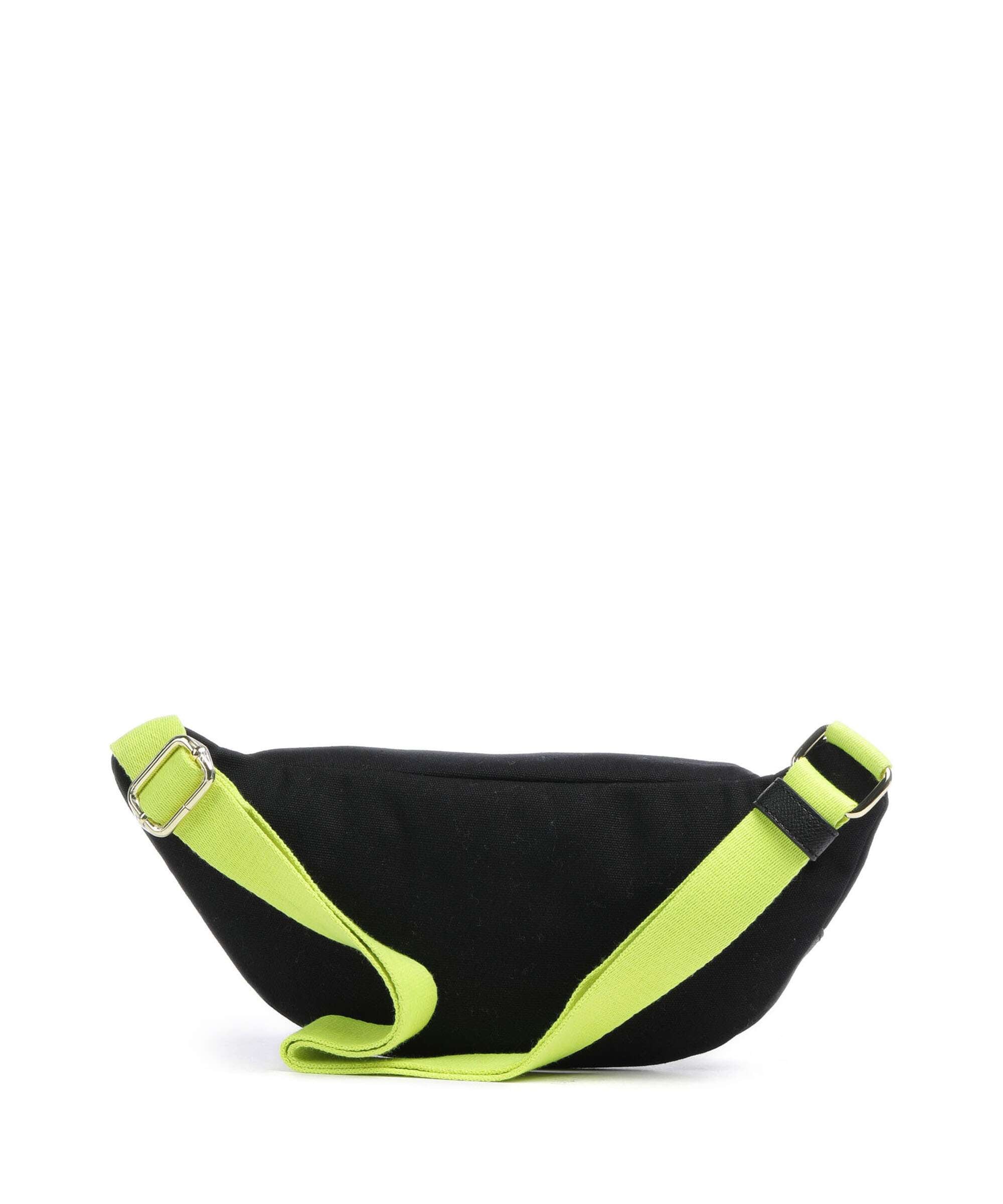 Love Moschino Free Time Belt bag nero/lime