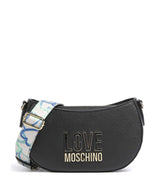 Love Moschino Jelly Logo Crossover väska nero