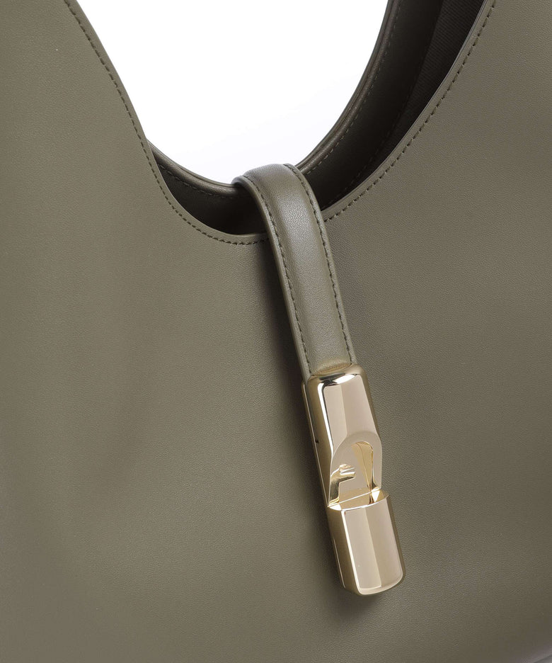 Furla Goccia M Hobo bag sage