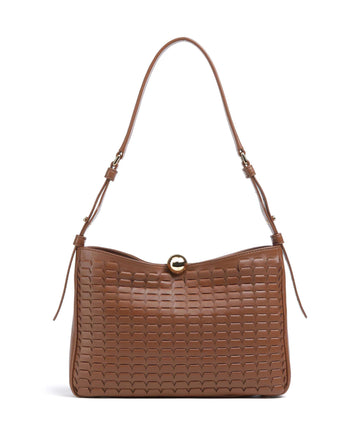 Furla Sfera Soft M Hobo väska cognac