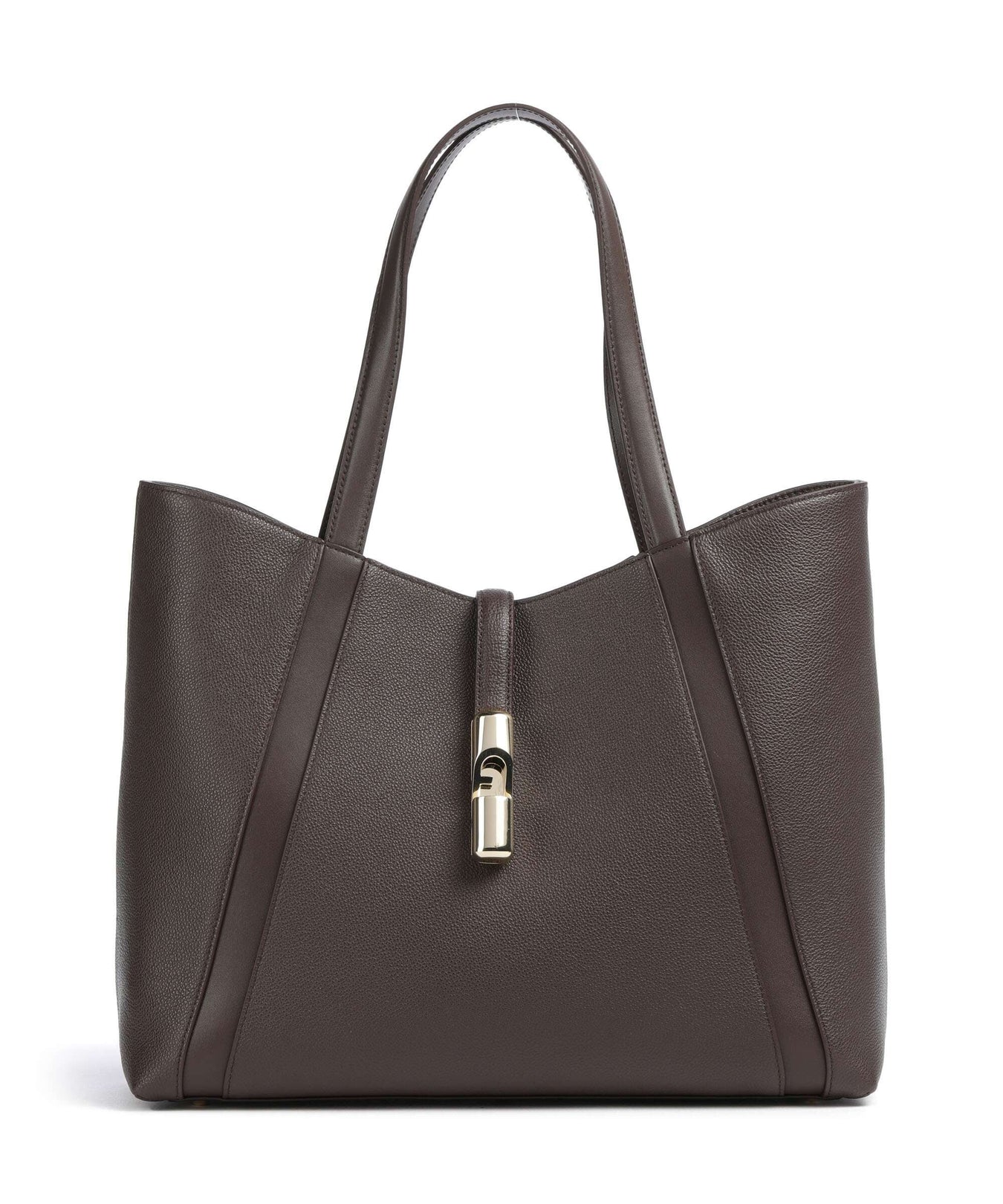 Furla Goccia L Tote bag cioccolato