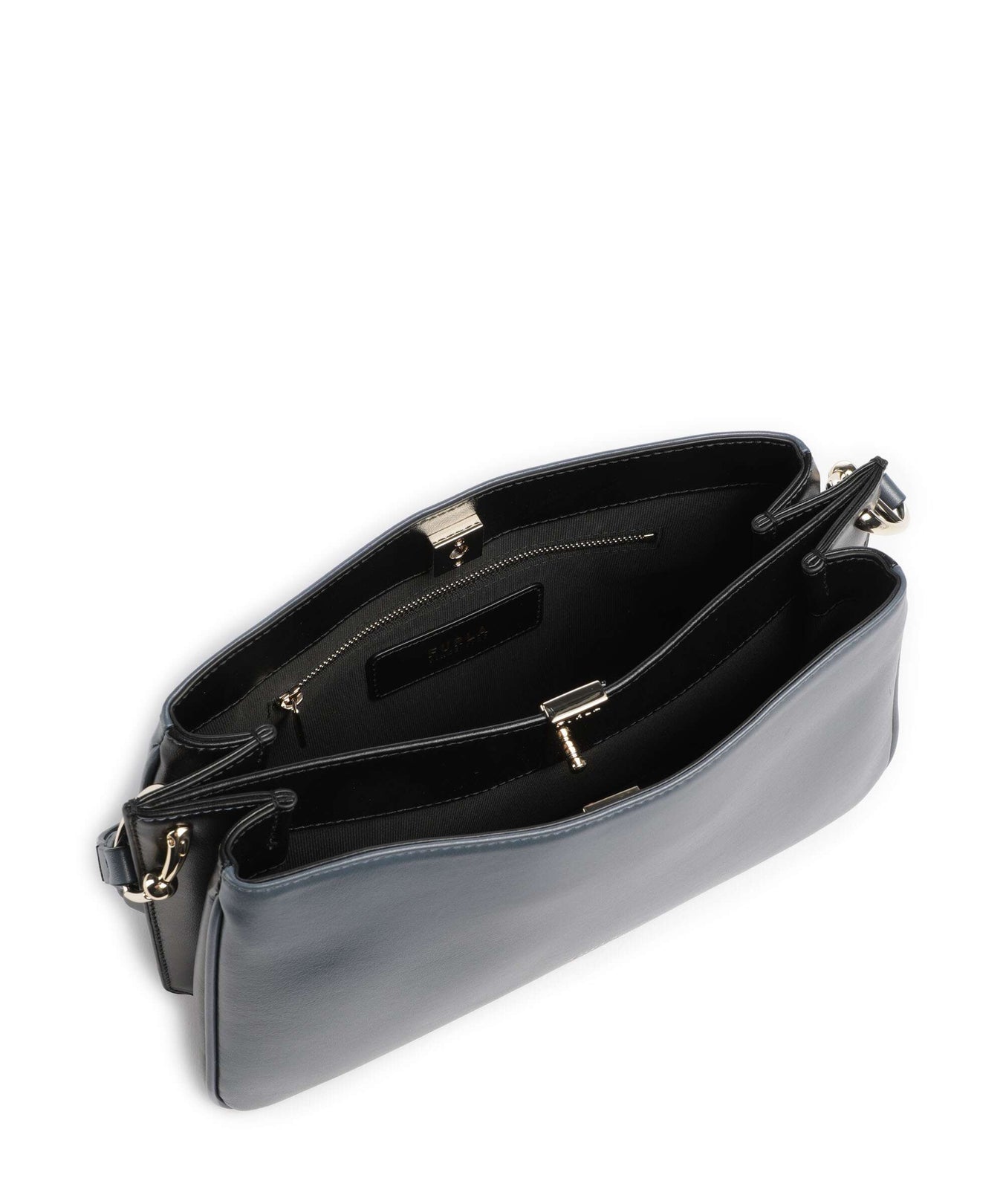 Furla Agata M Crossbody bag grigio blu/nero