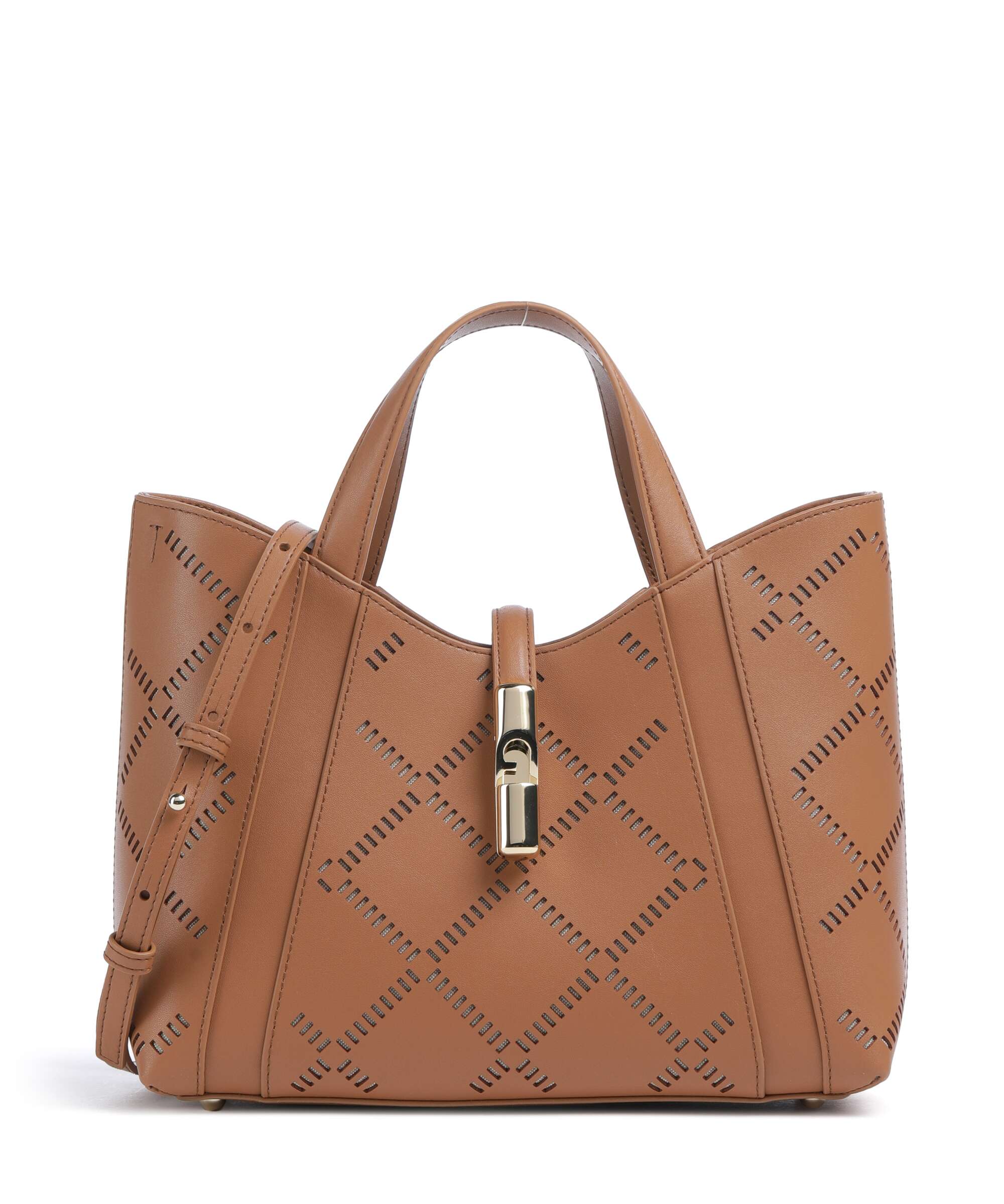 Furla Goccia S Handbag brandy