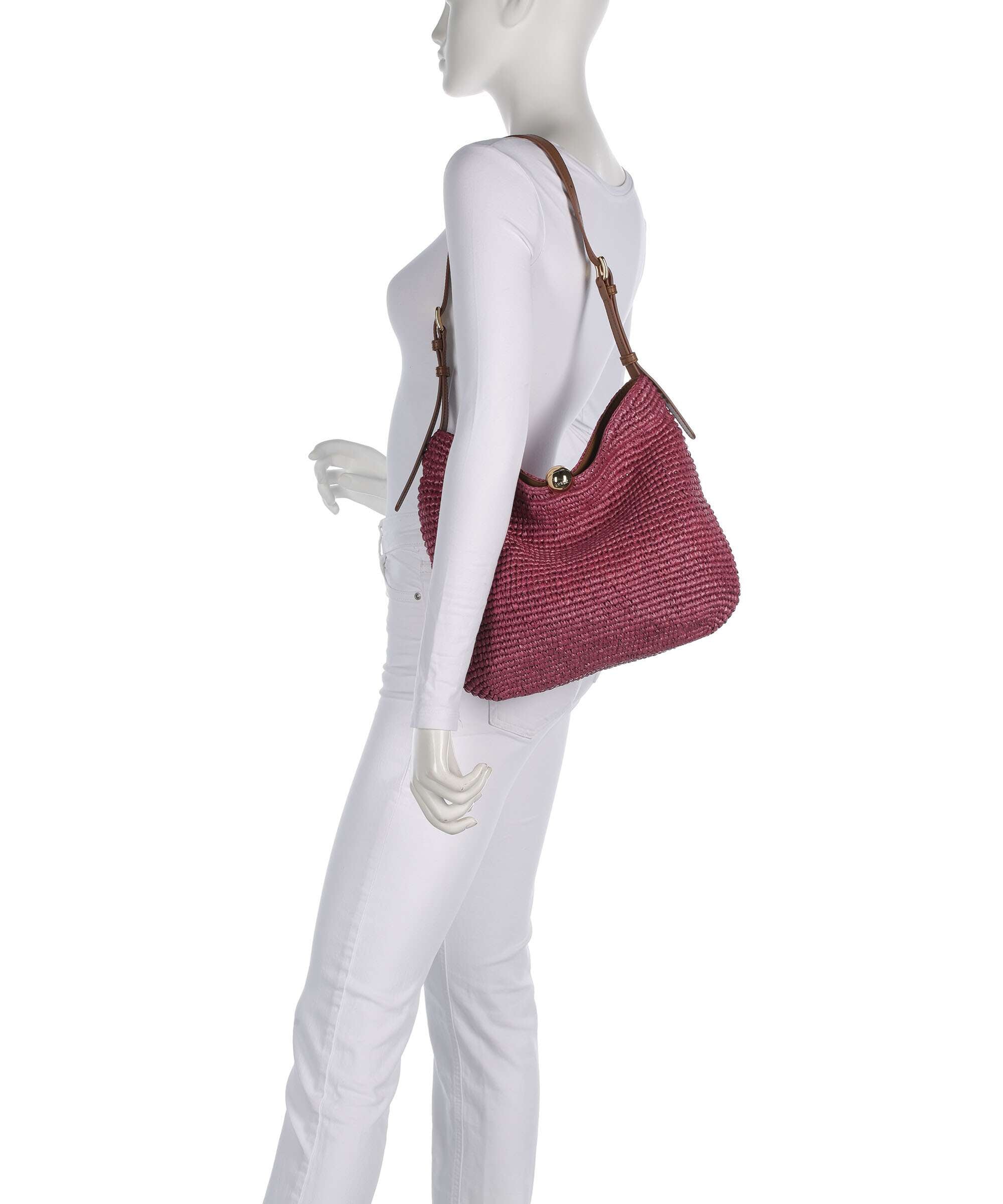 Furla Sfera Soft L Hobo bag strawberry icecream