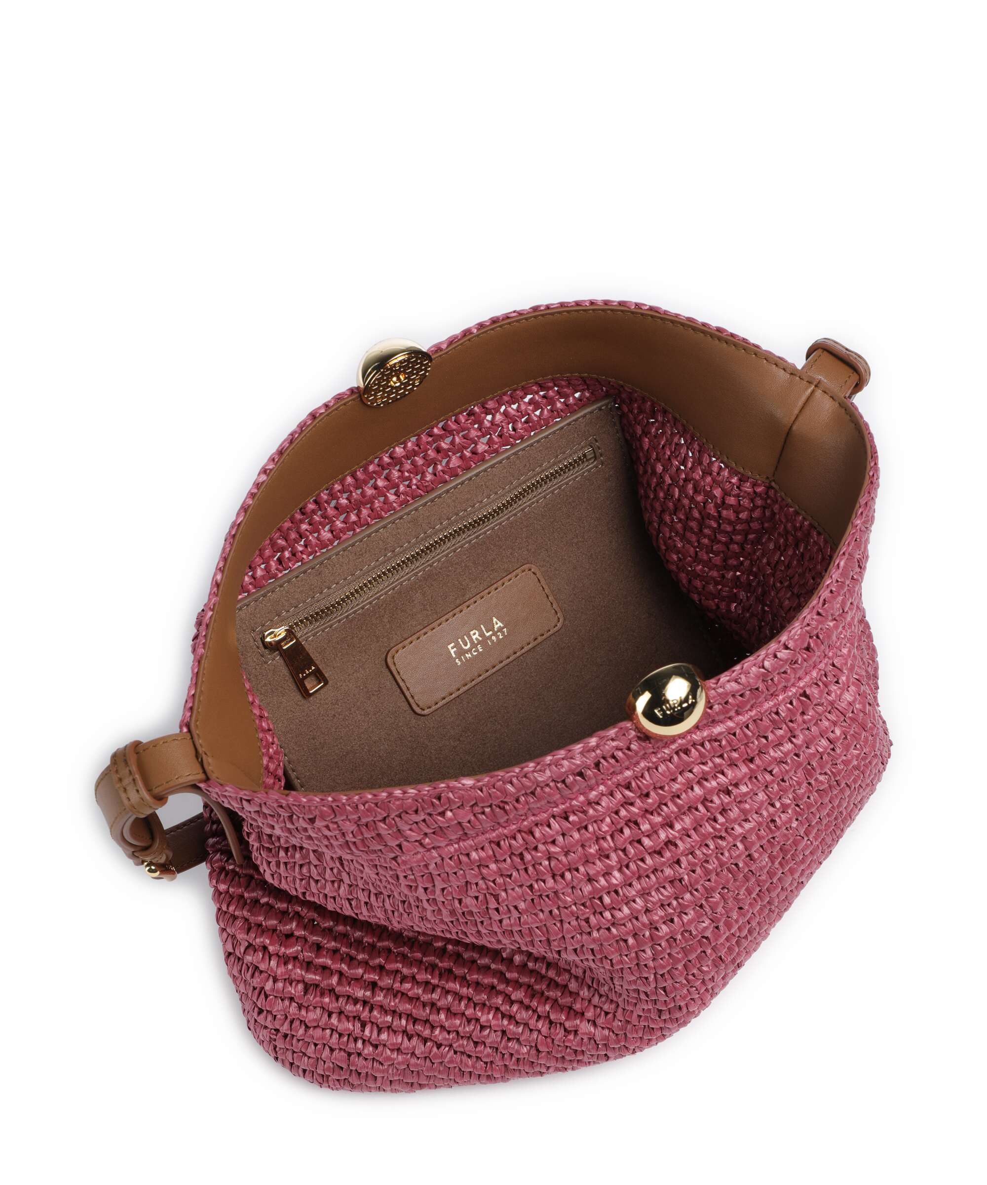Furla Sfera Soft L Hobo bag strawberry icecream