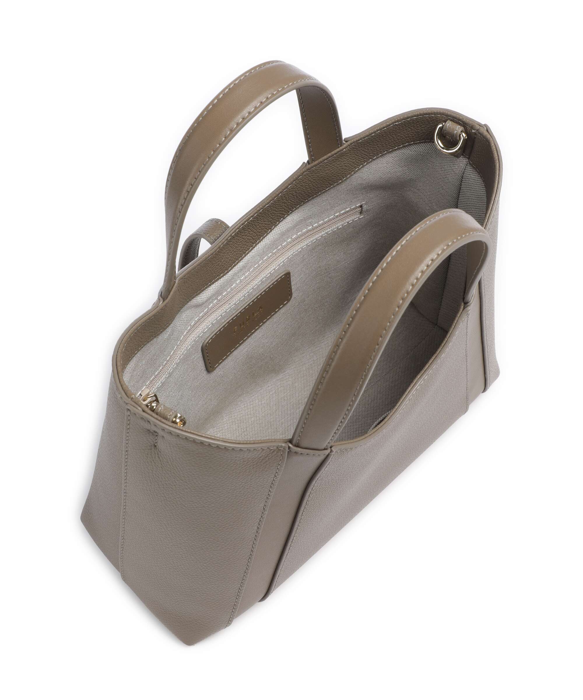 Furla Goccia S Handbag muddy gray