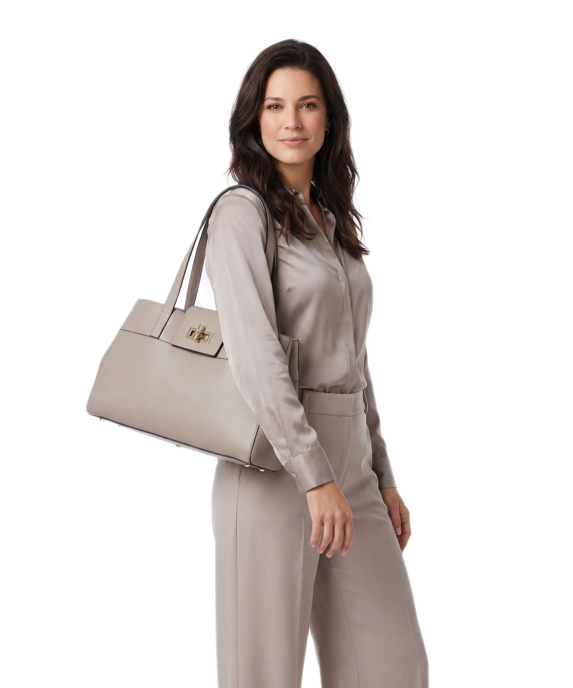 Furla Amelia L Tote bag cachemire gray