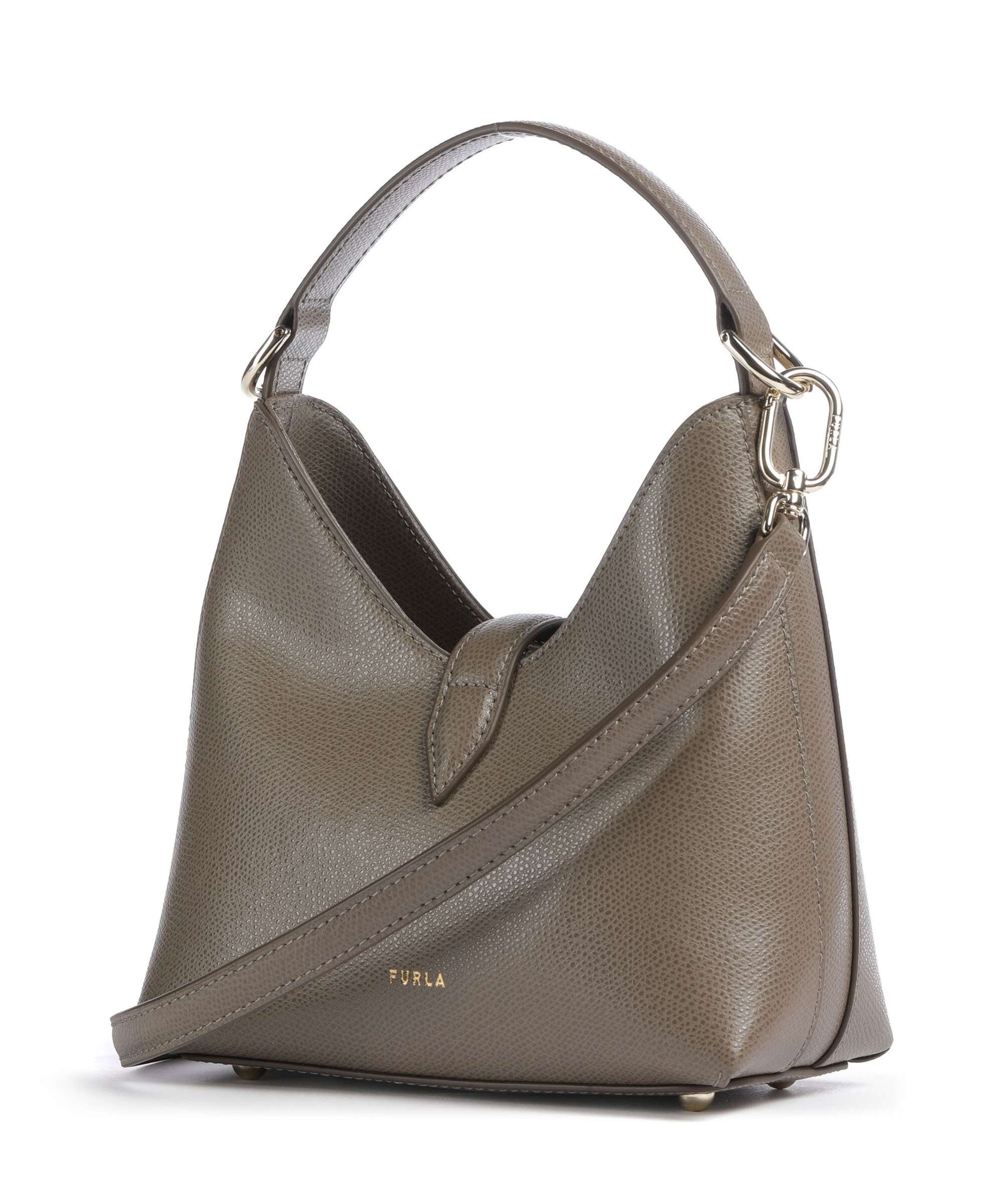 Furla Iride Mini Crossbody bag muddy gray