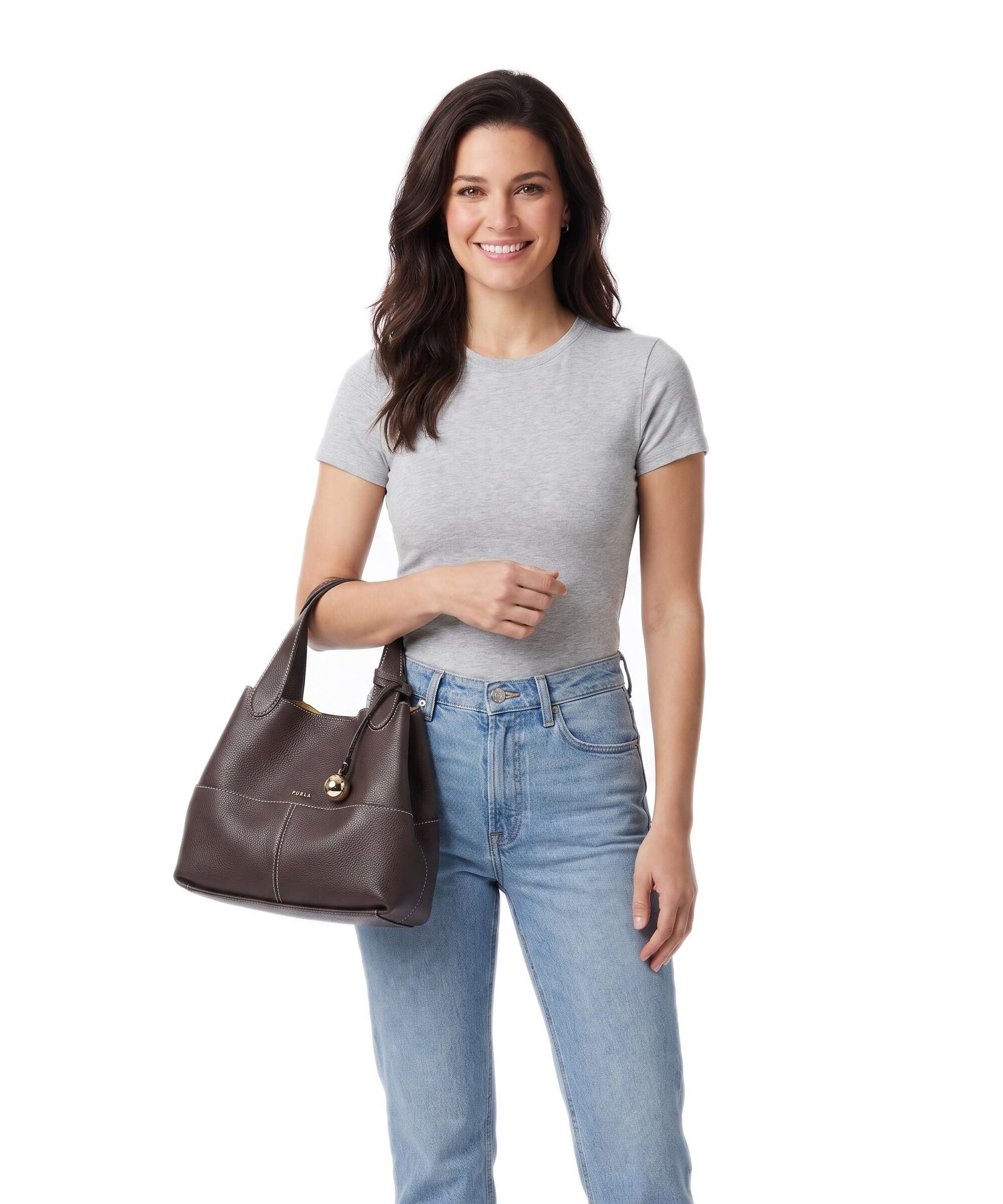 Furla Primrose M Handbag cioccolato/honey