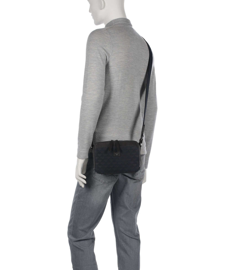 Emporio Armani Special Minorca Crossbody bag dark navy