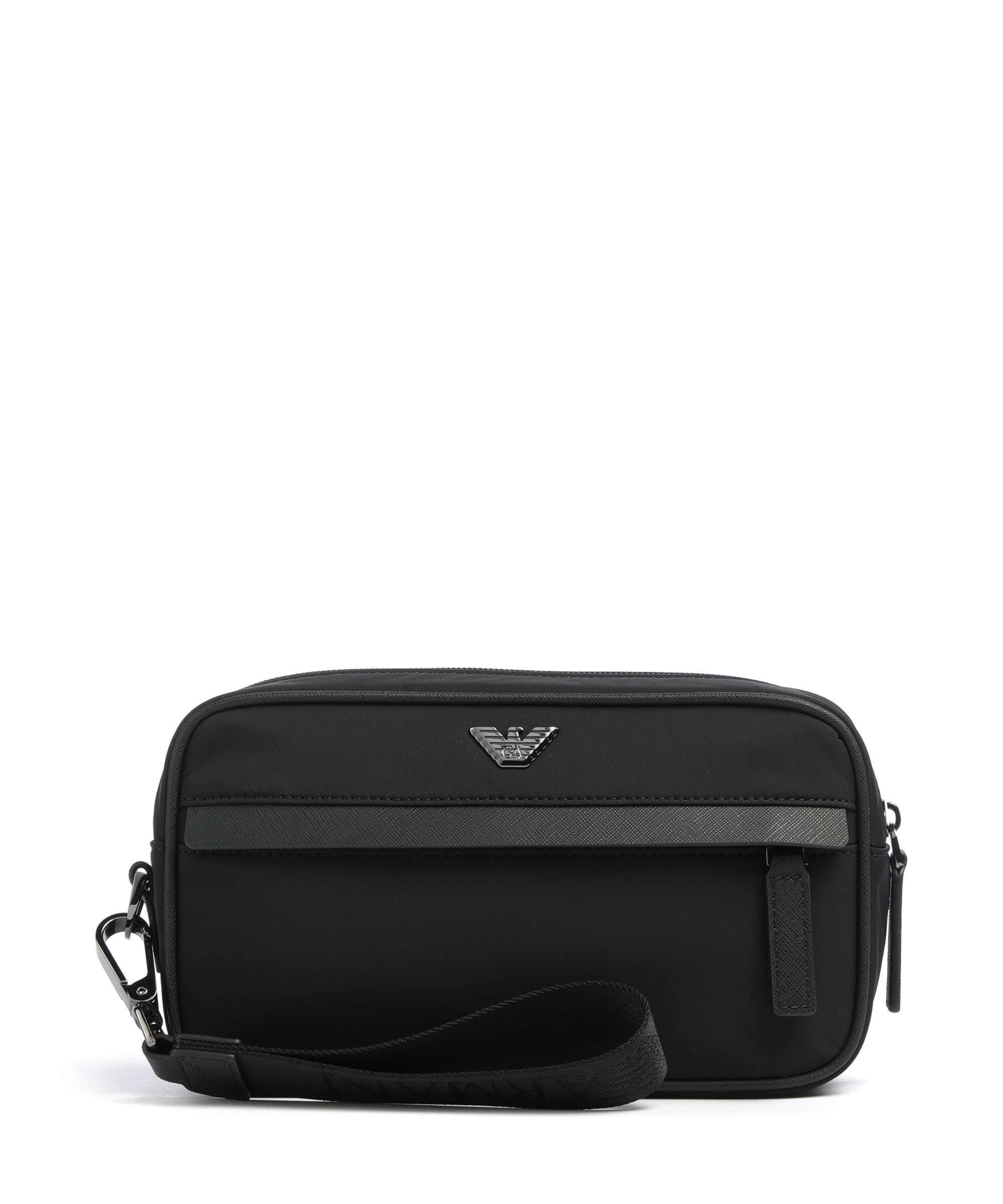 Emporio Armani Nylon Recycled Toiletry bag black beauty