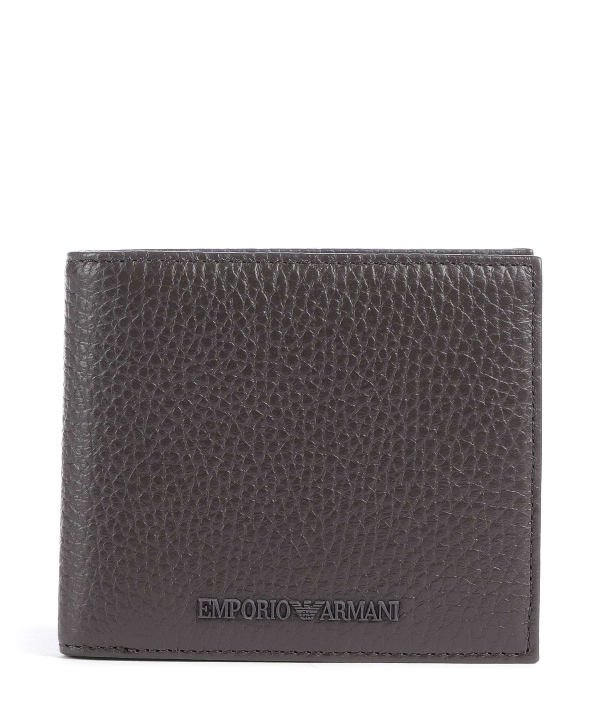 Emporio Armani Business Regenerated Wallet black coffee