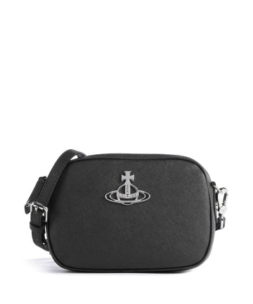 Vivienne Westwood Anna Saffiano Biogreen Crossover väska black