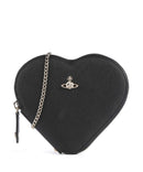 Vivienne Westwood Heart Saffiano Biogreen Crossover väska black