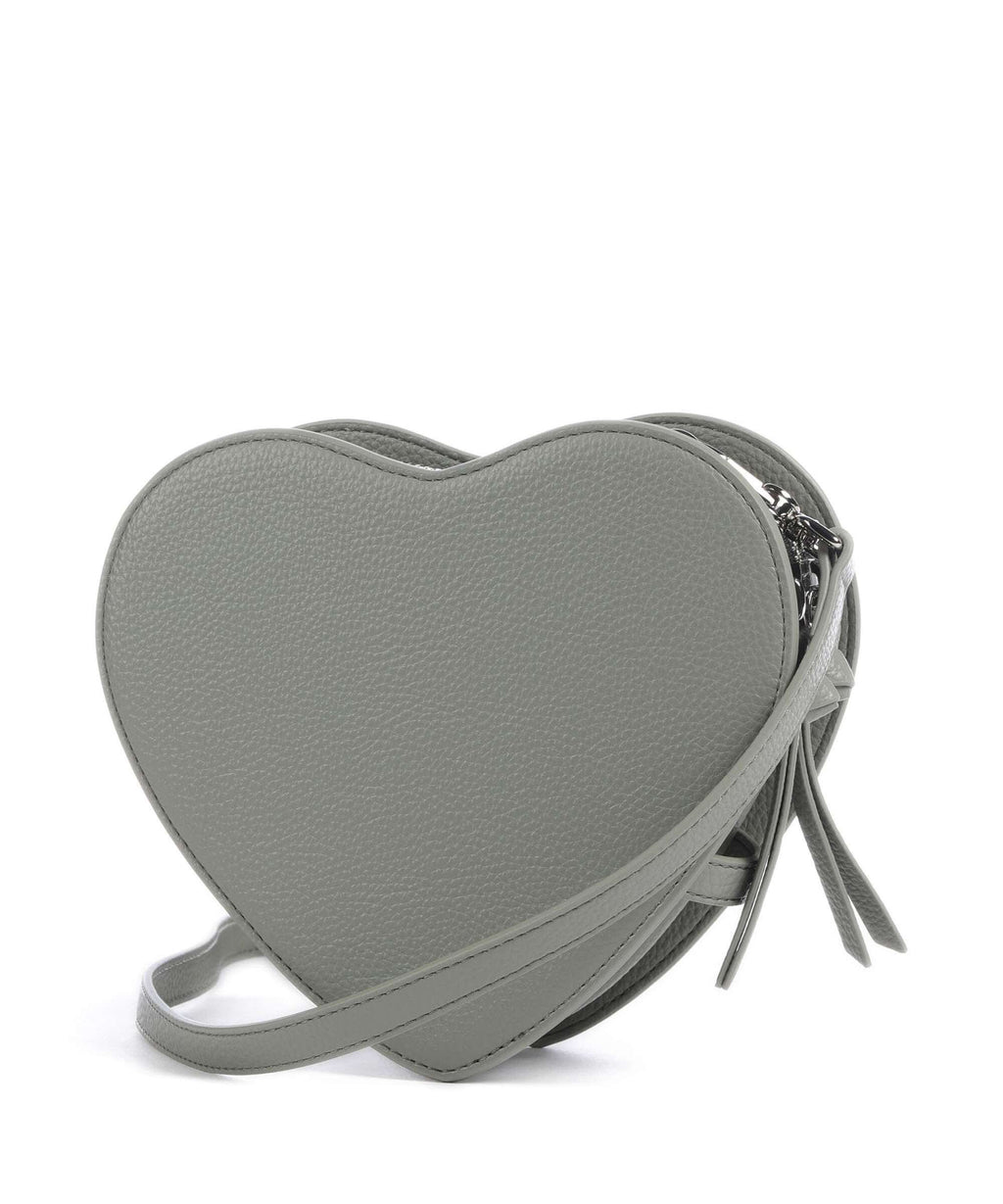 Vivienne Westwood Louise Heart Re-Vegan Grain Crossbody bag green