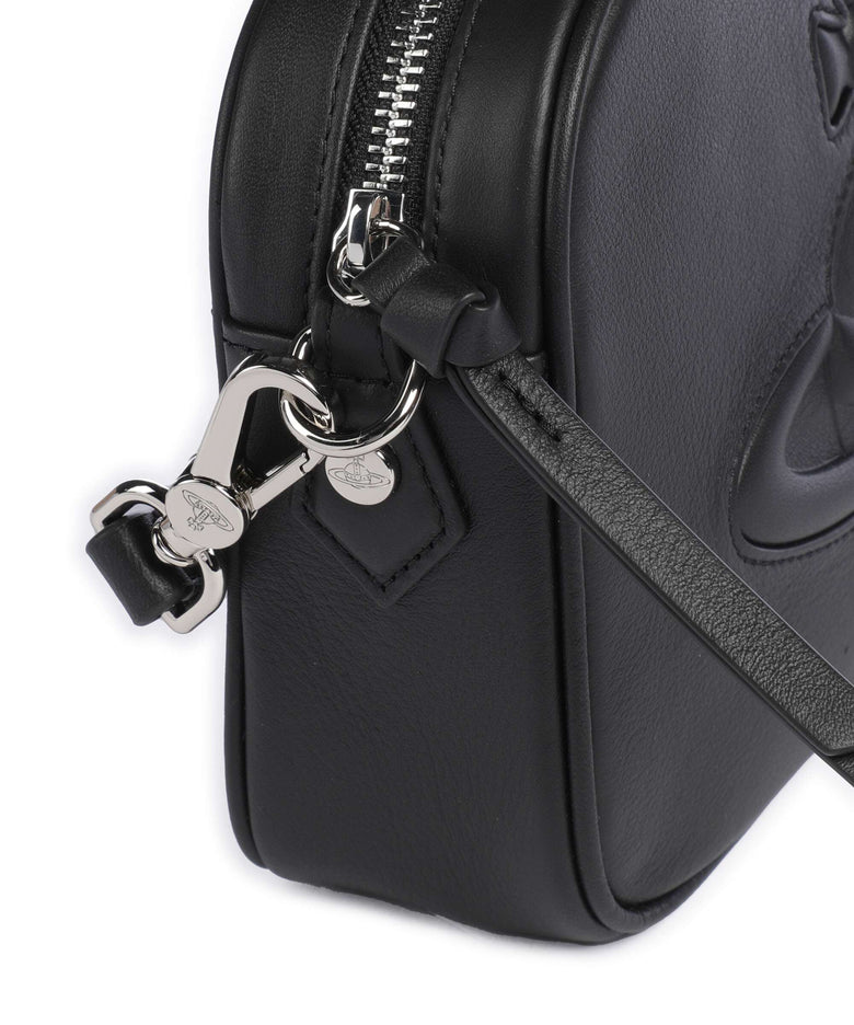 Vivienne Westwood Anna Smooth Injected Orb Crossbody bag black