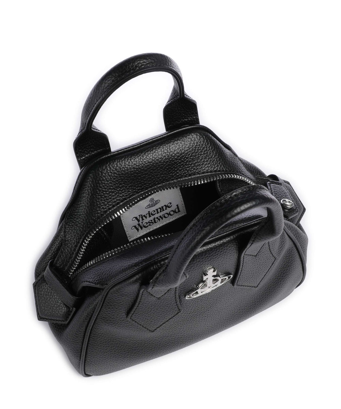 Vivienne Westwood Yasmine Grain Small Handbag black