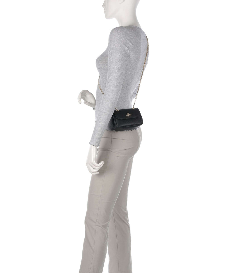 Vivienne Westwood Saffiano Small Shoulder bag black