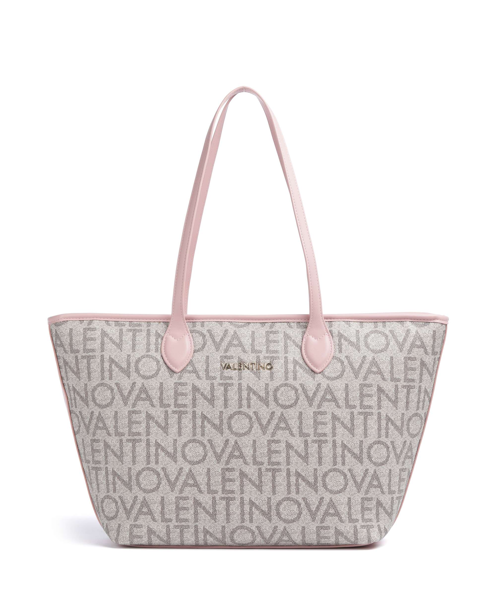 Valentino Bags Logo Tote bag beige/rosa