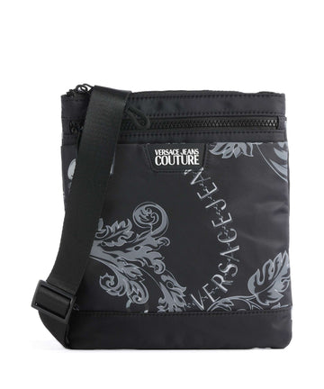 Versace Jeans Couture Iconic Printed Logo Crossover väska black