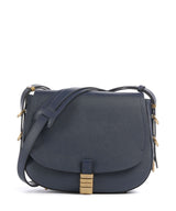 Pinko Saddle Classic Crossover väska blu indaco ombroso/antique gold