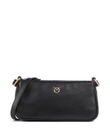 Pinko Half Moon Mini Crossover väska nero/antique gold