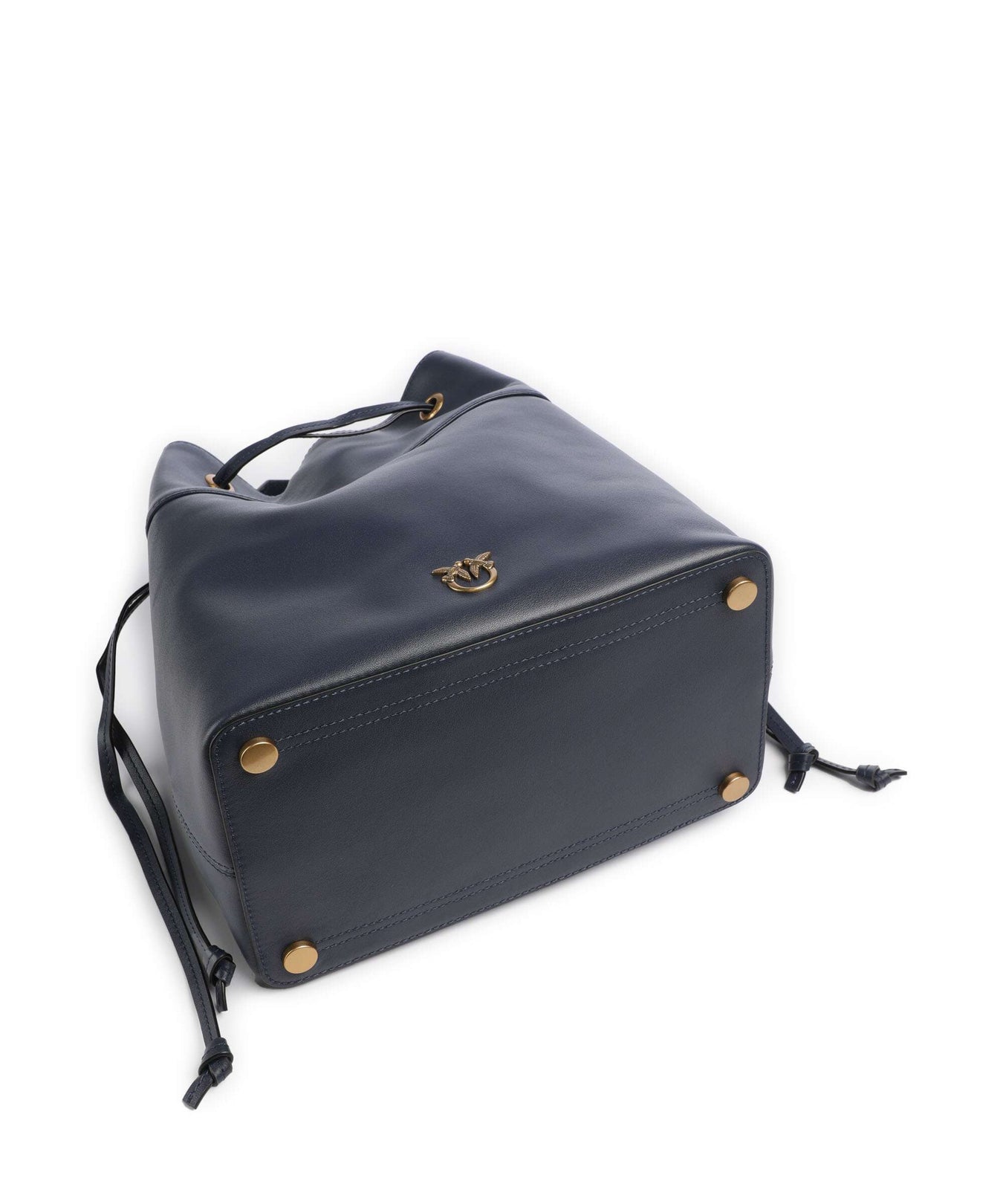 Pinko Secchiello Classic Bucket bag blu indaco ombroso/antique gold