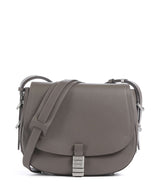 Pinko Saddle Classic Crossover väska grigio asfalto/matt silver