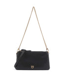 Pinko Double Mini Axelremsväska nero/antique gold