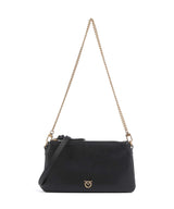 Pinko Double Mini Axelremsväska nero/antique gold