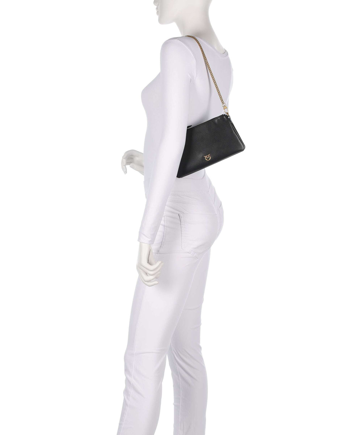Pinko Double Mini Shoulder bag nero/antique gold