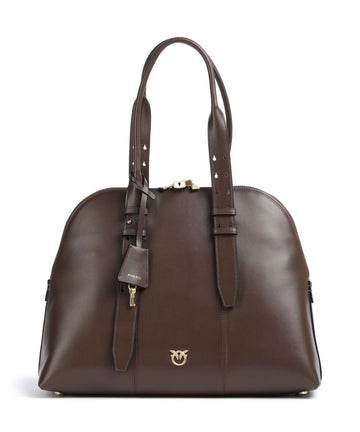Pinko Handväskor marrone castano/matt gold