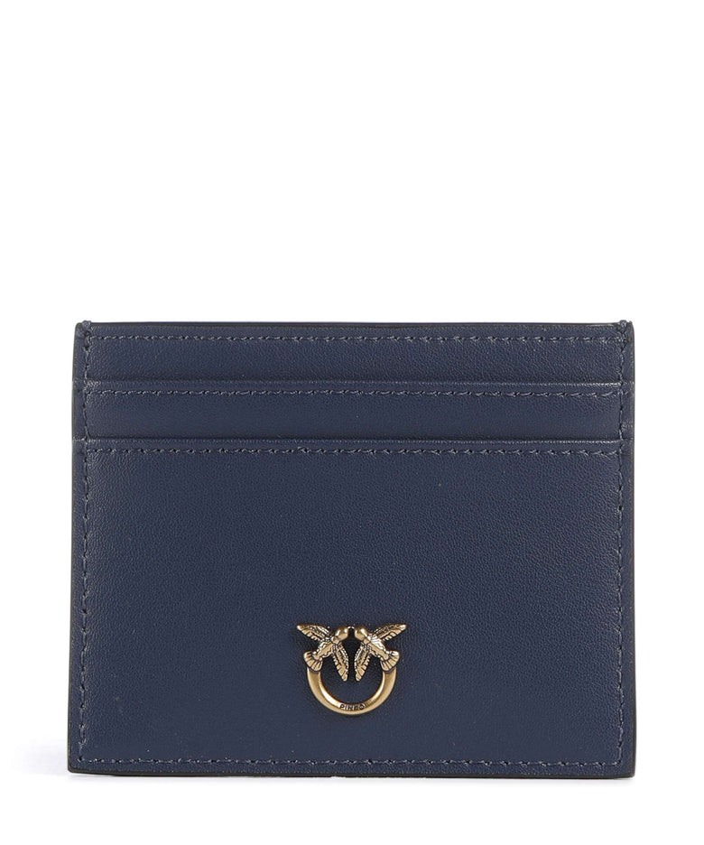 Pinko Credit card holder blu indaco ombroso/antique gold