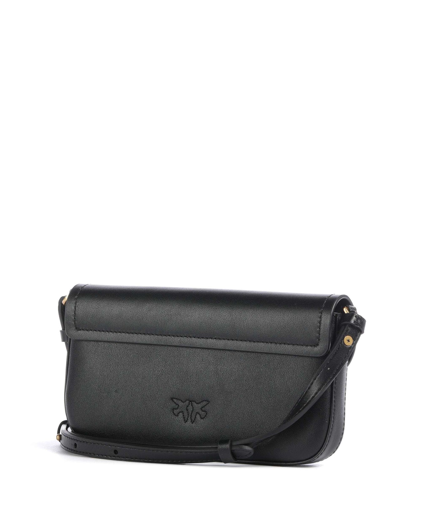 Pinko Saddle Flat Crossbody bag nero/antique gold