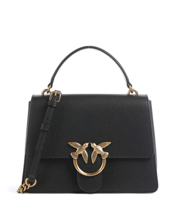 Pinko Love One Classic Handväskor nero/beige/antique gold