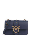 Pinko Love One Mini Crossover väska blu indaco ombroso/antique gold