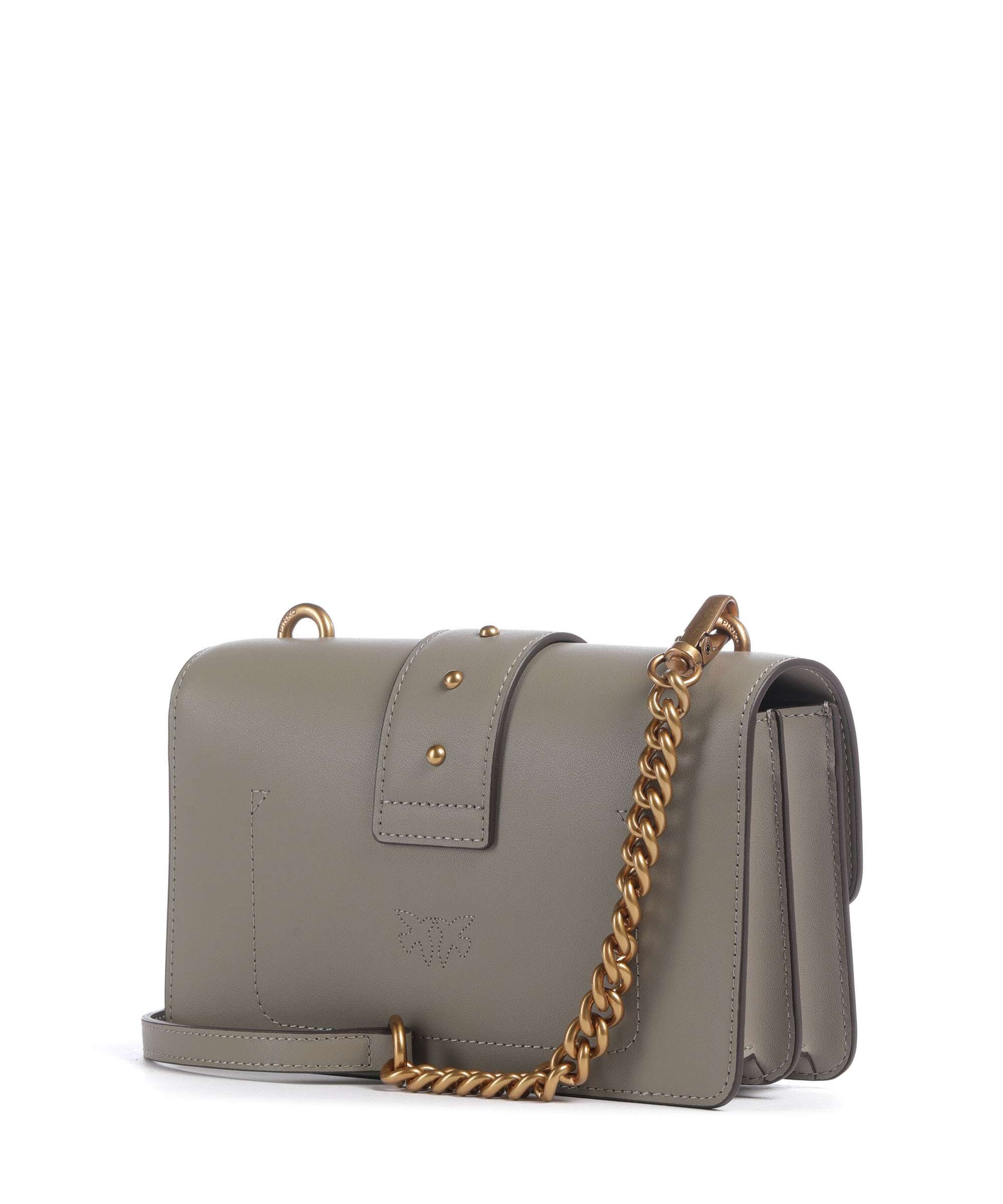 Pinko Love One Mini Crossbody bag noce/antique gold